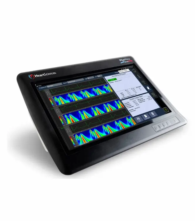 Skærm med data på fra MyoVista